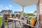 Terrasse - Ferienwohnung Ostseeskipper 56 Olpenitz - Top-Hundeurlaub