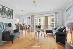 Wohnzimmer - Ferienwohnung Seapoint, App. 8 Olpenitz - Top-Hundeurlaub
