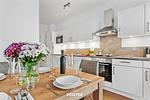 Küche / Küchenzeile - Ferienwohnung Seapoint, App. 8 Olpenitz - Top-Hundeurlaub