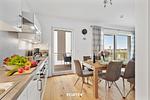 Küche / Küchenzeile - Ferienwohnung Seapoint, App. 8 Olpenitz - Top-Hundeurlaub
