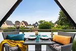 Balkon - Ferienwohnung Beste Stuuv Glücksburg - Top-Hundeurlaub