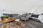 Wohnzimmer - Ferienwohnung Beste Stuuv Glücksburg - Top-Hundeurlaub