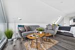 Wohnzimmer - Ferienwohnung Beste Stuuv Glücksburg - Top-Hundeurlaub