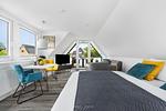 Schlafzimmer - Ferienwohnung Beste Stuuv Glücksburg - Top-Hundeurlaub