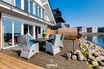 Terrasse - Ferienhaus Villa Atlantis Olpenitz - Top-Hundeurlaub