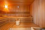 Sauna - Ferienwohnung Otterhöhle mit Fitness-, Sauna und Kinderspielbereich. - Top-Hundeurlaub