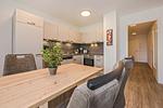 Küche / Küchenzeile - Ferienwohnung Otterhöhle mit Fitness-, Sauna und Kinderspielbereich. - Top-Hundeurlaub