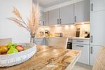 Küche / Küchenzeile - Ferienwohnung chill lounge 44 Olpenitz - Top-Hundeurlaub