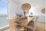 Wohnzimmer - Ferienwohnung chill lounge 44 Olpenitz - Top-Hundeurlaub