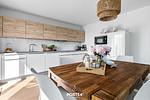 Küche / Küchenzeile - Ferienwohnung Casa Natura Baltica Olpenitz - Top-Hundeurlaub