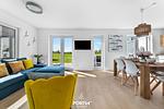 Wohnzimmer - Ferienwohnung Casa Natura Baltica Olpenitz - Top-Hundeurlaub