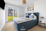 Schlafzimmer - Ferienwohnung Casa Natura Baltica Olpenitz - Top-Hundeurlaub