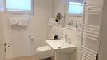 Badezimmer - Ferienwohnung Sterntaucher, App. 14 Olpenitz - Top-Hundeurlaub