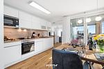 Küche / Küchenzeile - Ferienwohnung Onkel Olli Olpenitz - Top-Hundeurlaub