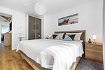 Bett - Ferienwohnung Onkel Olli Olpenitz - Top-Hundeurlaub