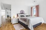 Schlafzimmer - Ferienwohnung Onkel Olli Olpenitz - Top-Hundeurlaub