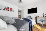 Schlafzimmer - Ferienwohnung Onkel Olli Olpenitz - Top-Hundeurlaub