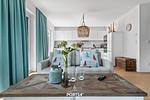 Wohnzimmer - Ferienwohnung Kajüte 34 Olpenitz - Top-Hundeurlaub