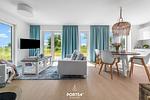 Wohnzimmer - Ferienwohnung Kajüte 34 Olpenitz - Top-Hundeurlaub