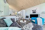 Wohnzimmer - Ferienhaus Kleine Wolke Marina Wendtorf - Top-Hundeurlaub