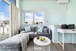 Wohnzimmer - Ferienhaus Kleine Wolke Marina Wendtorf - Top-Hundeurlaub