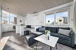 Wohnzimmer - Ferienhaus Backbord Marina Wendtorf - Top-Hundeurlaub