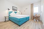 Schlafzimmer - Ferienwohnung Fjord-Koje 3  Schleswig - Top-Hundeurlaub