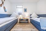 Schlafzimmer - Ferienwohnung Fjord-Koje 3  Schleswig - Top-Hundeurlaub