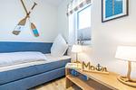 Schlafzimmer - Ferienwohnung Fjord-Koje 3  Schleswig - Top-Hundeurlaub