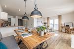 Wohnzimmer - Ferienwohnung Fjord-Koje 3  Schleswig - Top-Hundeurlaub