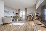 Wohnzimmer - Ferienwohnung Fjord-Koje 3  Schleswig - Top-Hundeurlaub