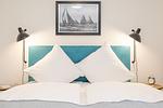 Bett - Ferienwohnung Fjord-Koje 5 Schleswig - Top-Hundeurlaub