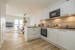 Küche / Küchenzeile - Ferienwohnung Fjord-Koje 5 Schleswig - Top-Hundeurlaub