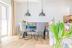 Wohnzimmer - Ferienwohnung Fjord-Koje 5 Schleswig - Top-Hundeurlaub