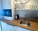 Küche / Küchenzeile - Ferienwohnung Waterfront 7601 Marina Wendtorf - Top-Hundeurlaub