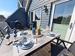 Terrasse - Ferienwohnung Nordseeresort 39b Meerfreude Büsum - Top-Hundeurlaub