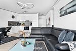 Wohnzimmer - Ferienwohnung Schleitraum Kappeln - Top-Hundeurlaub