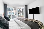 Schlafzimmer - Ferienwohnung Schleitraum Kappeln - Top-Hundeurlaub