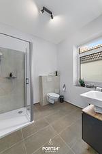 Badezimmer - Ferienwohnung Strandläufer Gelting - Top-Hundeurlaub