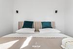 Bett - Ferienwohnung Strandzeit Gelting - Top-Hundeurlaub