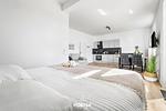 Bett - Ferienwohnung Strandzeit Gelting - Top-Hundeurlaub