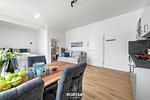 Wohnzimmer - Ferienwohnung Strandzeit Gelting - Top-Hundeurlaub