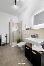 Badezimmer - Ferienwohnung Strandperle Gelting - Top-Hundeurlaub