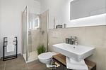 Badezimmer - Ferienwohnung Strandperle Gelting - Top-Hundeurlaub
