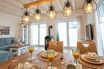 Wohnzimmer - Ferienhaus Nordseeresort 48 Marschengrün Büsum - Top-Hundeurlaub
