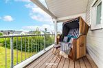 Balkon - Ferienwohnung Nordisch by nature Olpenitz - Top-Hundeurlaub