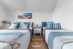 Schlafzimmer - Ferienwohnung Nordisch by nature Olpenitz - Top-Hundeurlaub