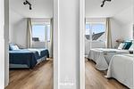 Schlafzimmer - Ferienwohnung Nordisch by nature Olpenitz - Top-Hundeurlaub