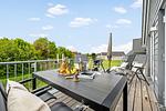 Balkon - Ferienwohnung Nordseeresort 40b Dock 40 Büsum - Top-Hundeurlaub
