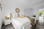 Schlafzimmer - Ferienwohnung Nordseeresort 40b Dock 40 Büsum - Top-Hundeurlaub
